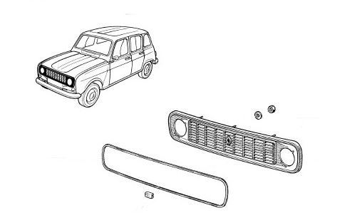 KOELING, RADIATEUR + GRILLE